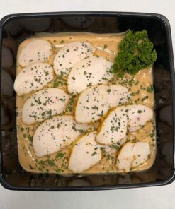 Kipfilet peperroomsaus