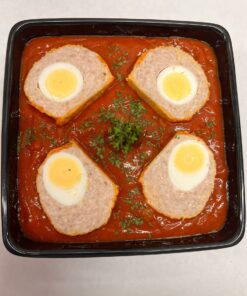 Vogelnestjes in tomatensaus